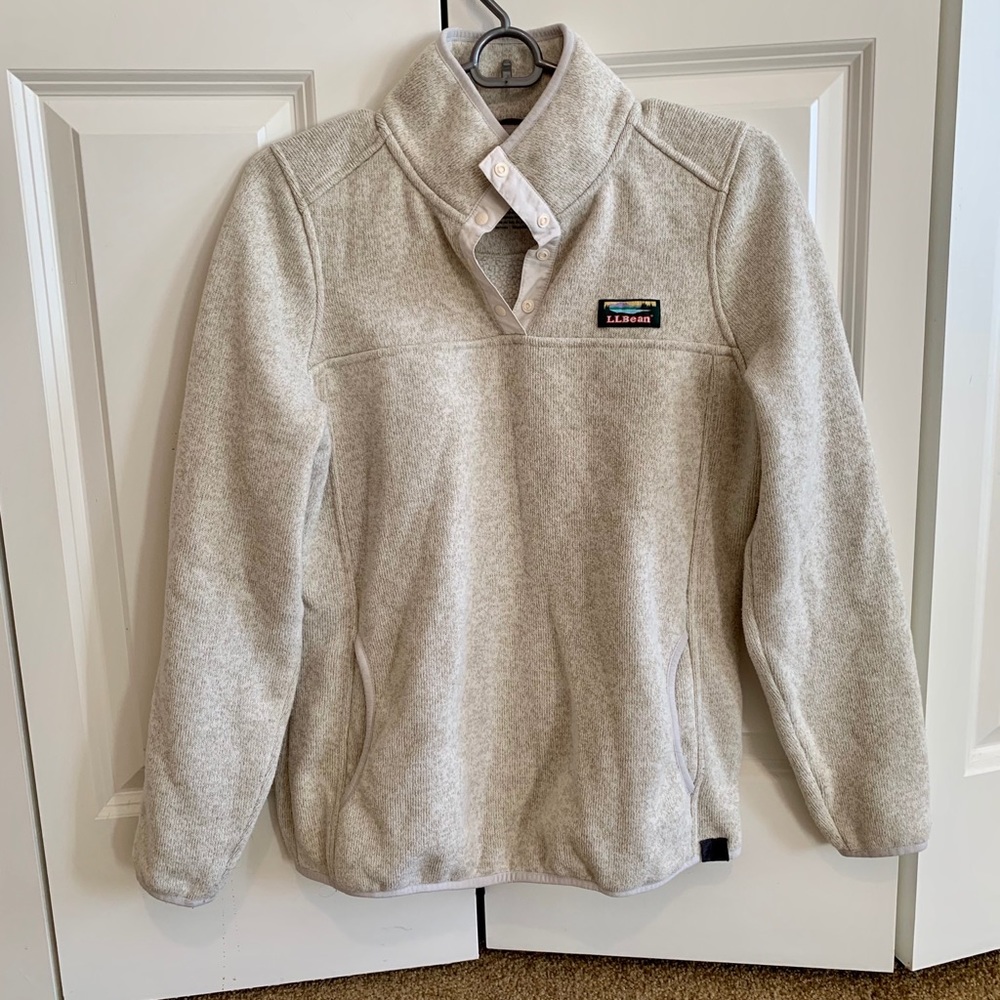 L.L. Bean Sweater Fleece Pullover